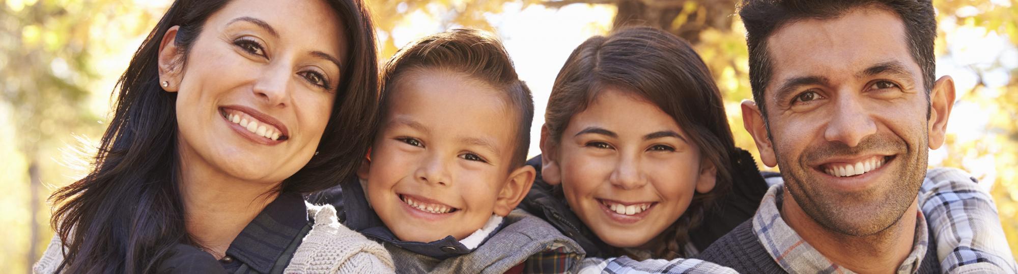 smiling family